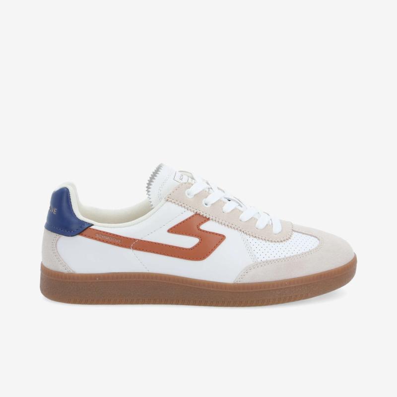 SHEFFIELD JOGGER M - NAPPA/SUEDE/NAP - BLANC/BLANC CASSÉ/MARRON